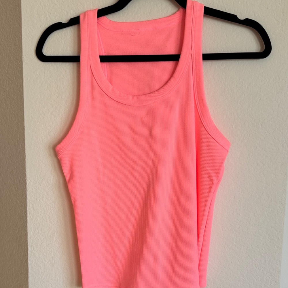 ALO Yoga Neon Pink Tank Top